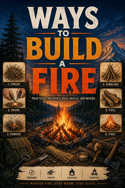 Ways to Build a Fire ebook cover